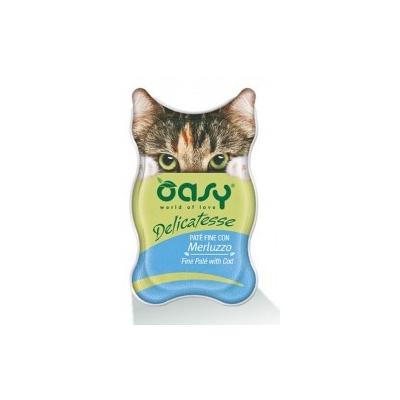 Oasy Gatto DELICATESSE Paté Con Merluzzo Vaschetta 85 Gr