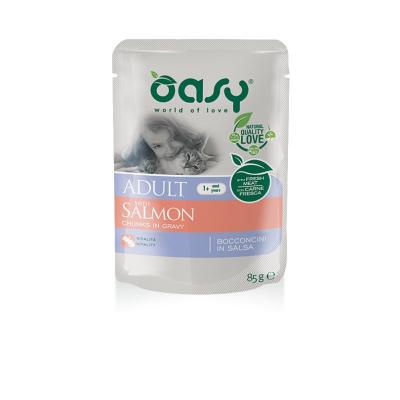 Oasy Gatto BOCCONCINI Adult Salmone Busta 85 Gr