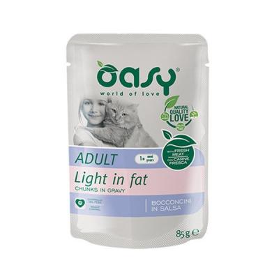 Oasy Gatto BOCCONCINI Adult Light In Fat Busta 85 Gr