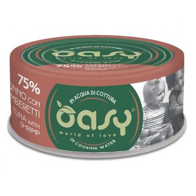 Oasy Gatto MORE LOVE Tonno Con Gamberetti 70 Gr