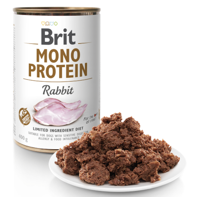 Brit Care Cane Monoproteico Coniglio 400 Gr