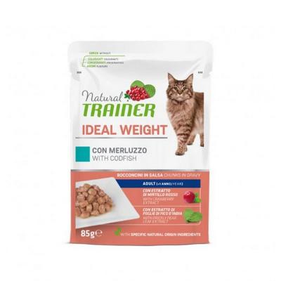 Trainer Gatto Natural Ideal Weight Merluzzo 85 Gr