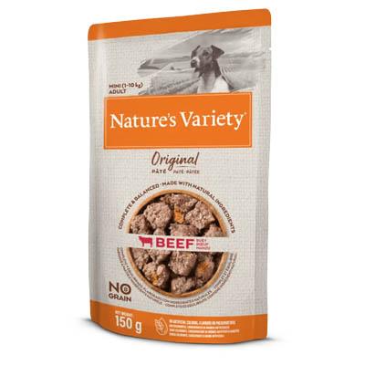 Nature's Variety Cane Adulto Mini Original Paté Manzo 150g