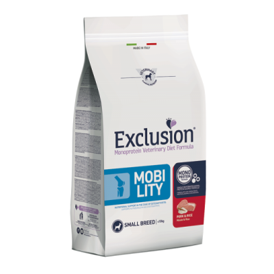 Exclusion Cane Monoprotein Veterinay Diet Mobility Adulto Medium&Large Maiale&Riso