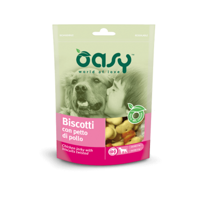 Oasy Cane Snack Biscotti con Petto di Pollo 100g