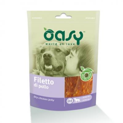 Oasy Cane Snack Filetto di Pollo 100g