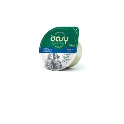 Oasy Gatto MORE LOVE IN CUP Adulto Tonno & Sogliola 70 Gr