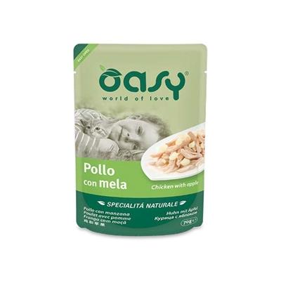 Oasy Gatto SPECIALITA' NATURALI In Busta Adulto Pollo & Mela 70 Gr