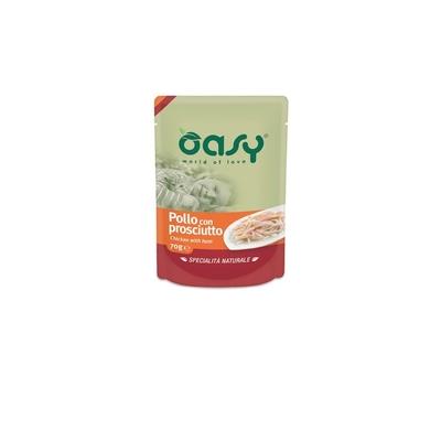 Oasy Gatto SPECIALITA' NATURALI In Busta Adulto Pollo & Prosciutto 70 Gr