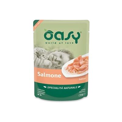 Oasy Gatto SPECIALITA' NATURALI In Busta Adulto Salmone 70 Gr