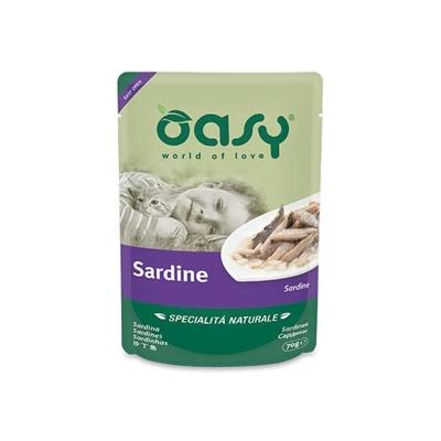 Oasy Gatto SPECIALITA' NATURALI In Busta Adulto Sardine 70 Gr