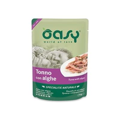 Oasy Gatto SPECIALITA' NATURALI In Busta Adulto Tonno & Alghe 70 Gr