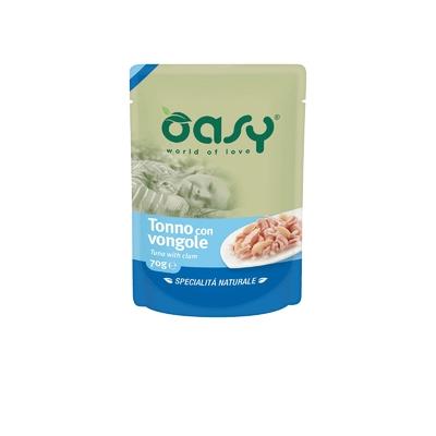 Oasy Gatto SPECIALITA' NATURALI In Busta Adulto Tonno & Vongole 70 Gr