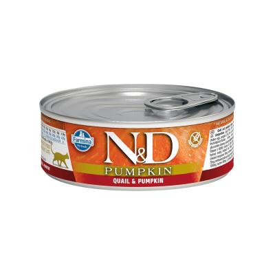 Farmina Gatto N&D Pumpkin Adulto Quaglia & Zucca Lattina 80Gr