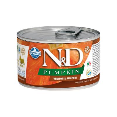 Farmina Cane N&D Pumpkin Adulto Mini Cervo & Zucca Lattina 140Gr