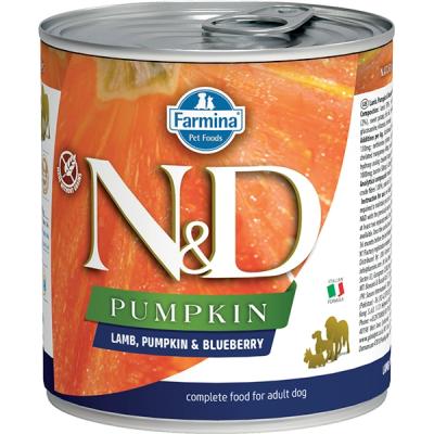 Farmina N&D Pumpkin Dog Puppy Agnello e Mirtillo 285 gr