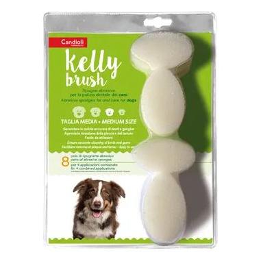 Kelly Brush 8 Spugnette Abrasive Oral Care Tg. " M "