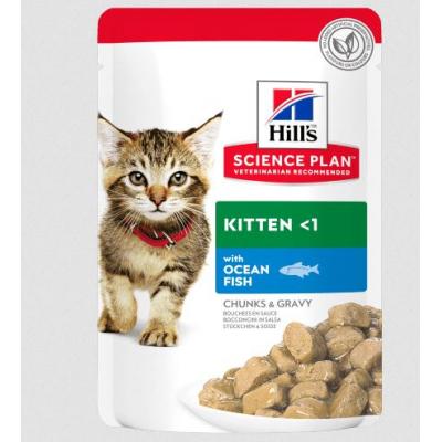 Hill's Feline Kitten Pesce Oceanico Pouches 85 Gr