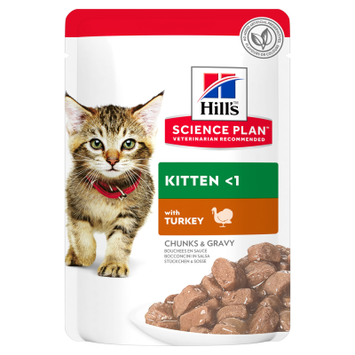 Hill's Feline Kitten Tacchino Pouches 85 Gr