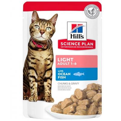 Hill's Gatto Science Plan Adulto Light Pesce Oceanico Busta 85 Gr