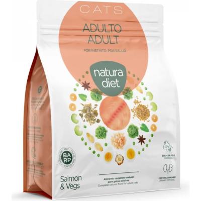 Natura Diet Gatto Adulto Salmone & Verdure