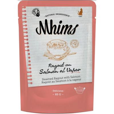 Mhims Gatto Ragù Adulto Salmone Al Vapore Busta 85 Gr