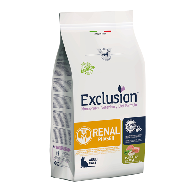 Exclusion Gatto Monoprotein Veterinary Diet Renal Fase 2 Adulto