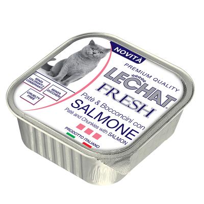 LeChat Gatto Fresh Patè & Bocconcini Salmone 100 Gr