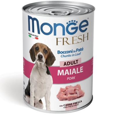 Monge Cane Fresh Lattina Adulto Maiale 400 Gr