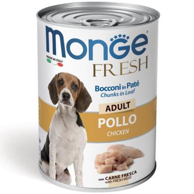 Monge Cane Fresh Lattina Adulto Pollo 400 Gr