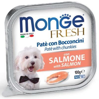 Monge Cane Fresh Vaschetta Adulto Salmone 100 Gr