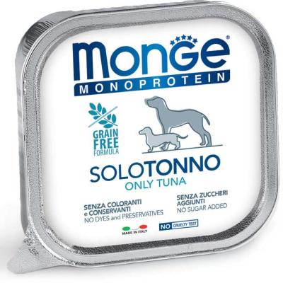 Monge Cane Monoprotein Adulto Solo Tonno 150 Gr