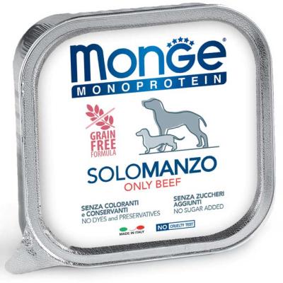 Monge Cane Monoprotein Adulto Solo Manzo 150 Gr