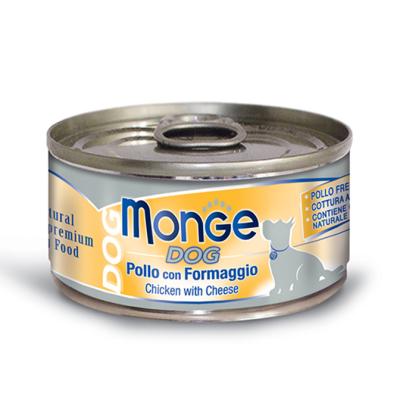 Monge Cane Natural Lattina Pollo & Formaggio 95 Gr