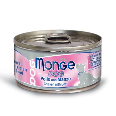 Monge Cane Natural Lattina Adulto Pollo & Manzo 95 Gr