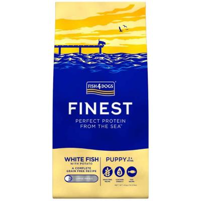 Fish4Dogs Cane Puppy Finest Pesce Bianco Large 6kg