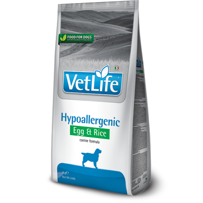 Farmina Cane Vetlife Hypoallergenic Egg & Rise