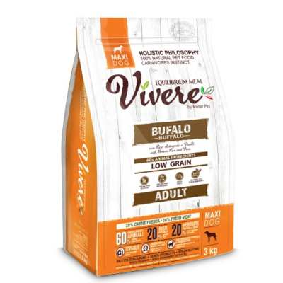 Vivere Cane Adulto Low Grain Maxi Bufalo 3kg