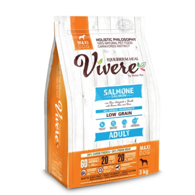 Vivere Cane Adulto Low Grain Maxi Salmone 3kg