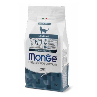 Monge Gatto Natural Superpremium  Adulto SterilizzatoTrota