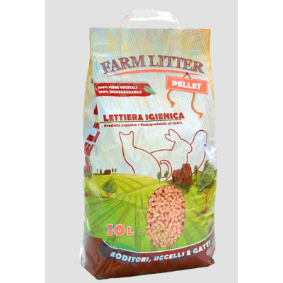 FARM LITTER LETTIERA IGIENICA PELLET 10 LT