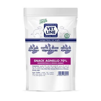 Vetline Cane Snack Agnello 70% 80 Gr