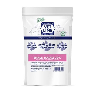 Vetline Cane Snack Maiale 70% 80 Gr