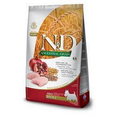 Farmina  Cane N&D Ancestral Adulto Mini Pollo, Farro, Avena & Melograno